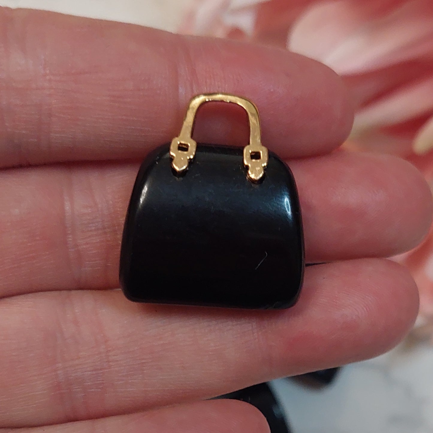 Minilaukku, obsidiaani