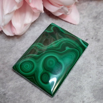 Malakiitti laatta 4,7 x 3,5cm