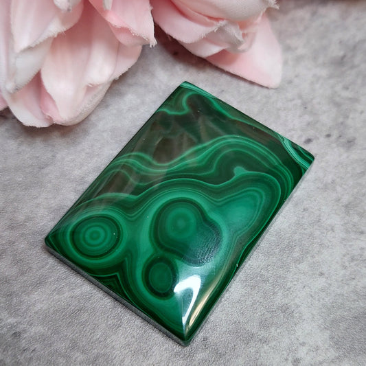 Malakiitti laatta 4,7 x 3,5cm