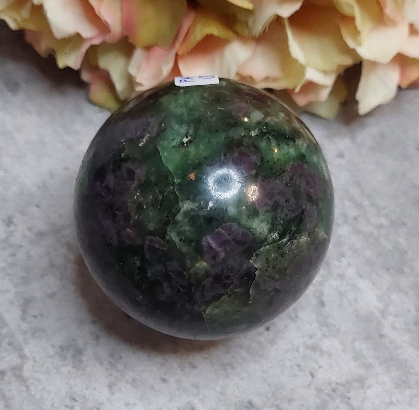 Pallo, ruby fuksiitti 5,3cm