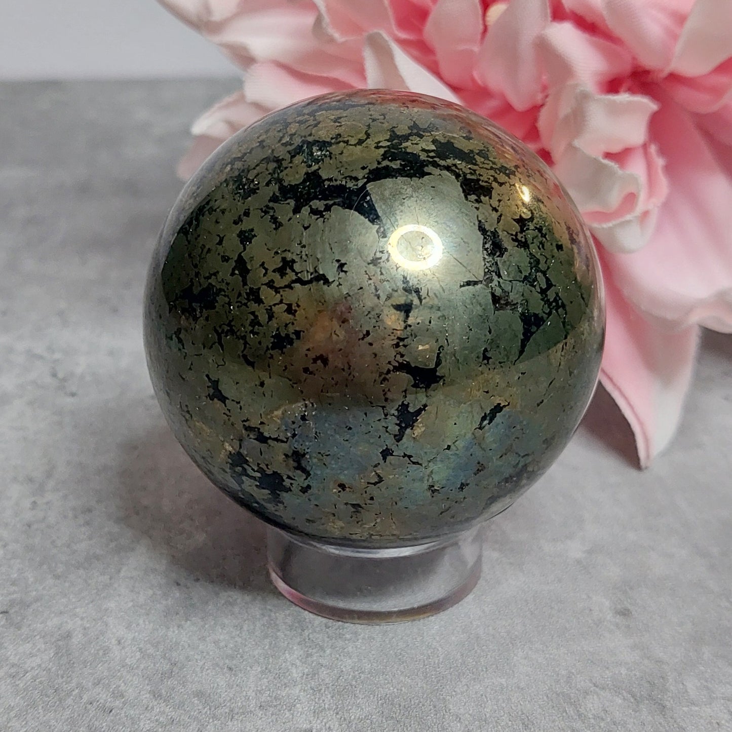 Pallo, pyriitti 6cm