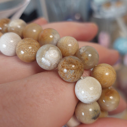 Rannekoru 10mm korallijaspis