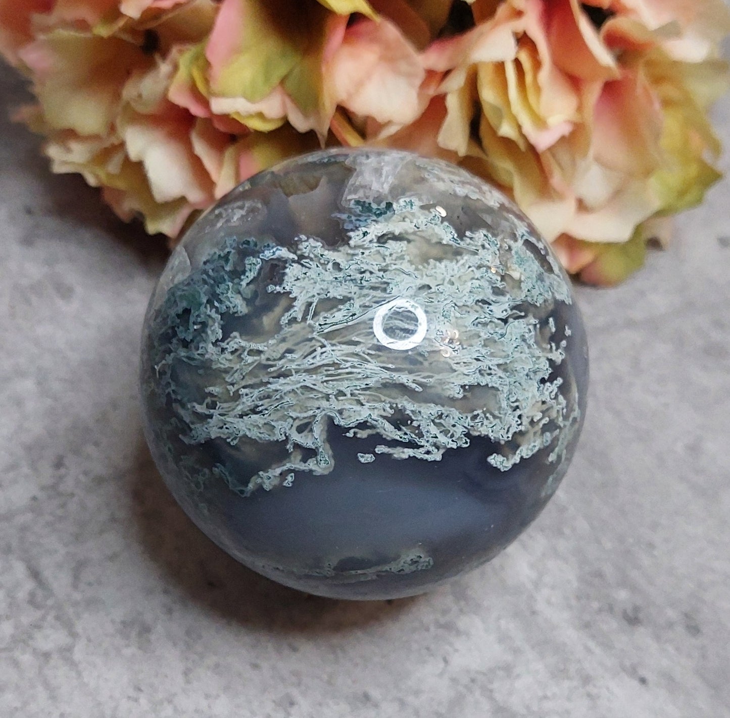 Pallo, sammalakaatti sininen 7,1cm