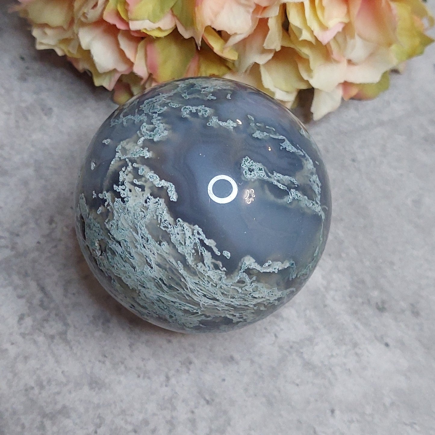 Pallo, sammalakaatti sininen 7,1cm