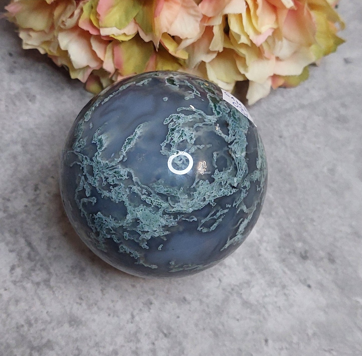 Pallo, sammalakaatti sininen 7,1cm