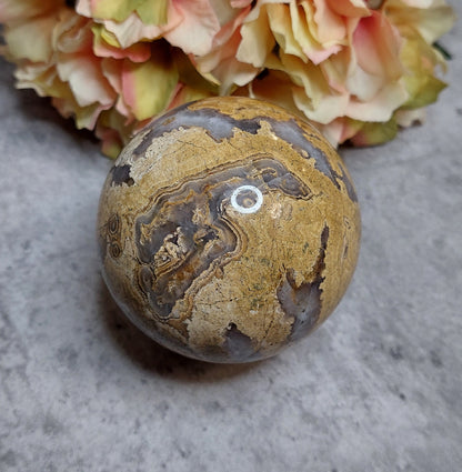 Pallo, keltainen sammalakaatti 6,4cm