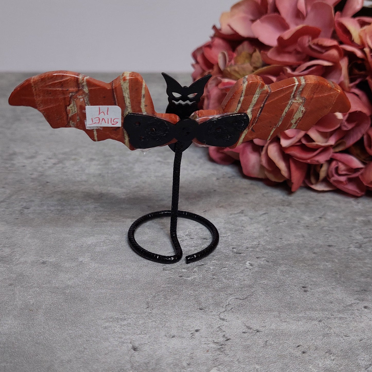 Mini lepakko siivet, Punainen jaspis