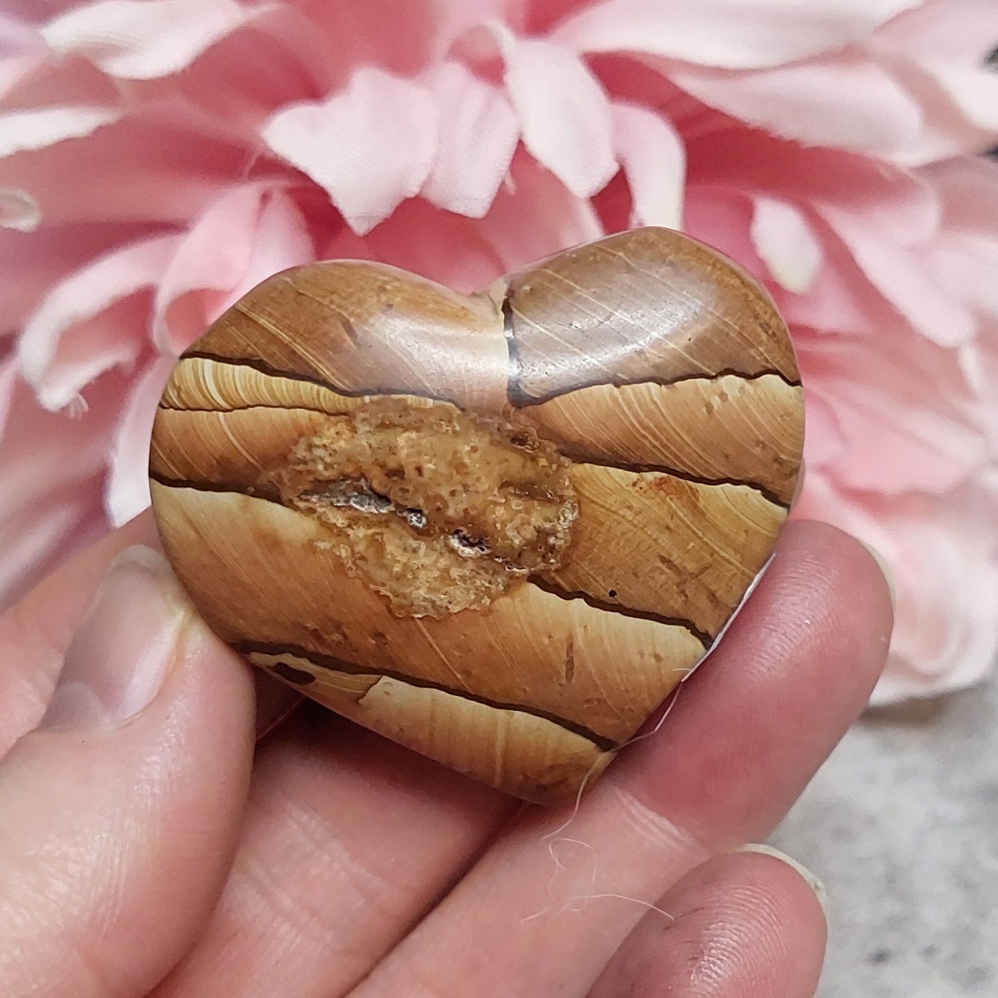 Sydän, wood jasper