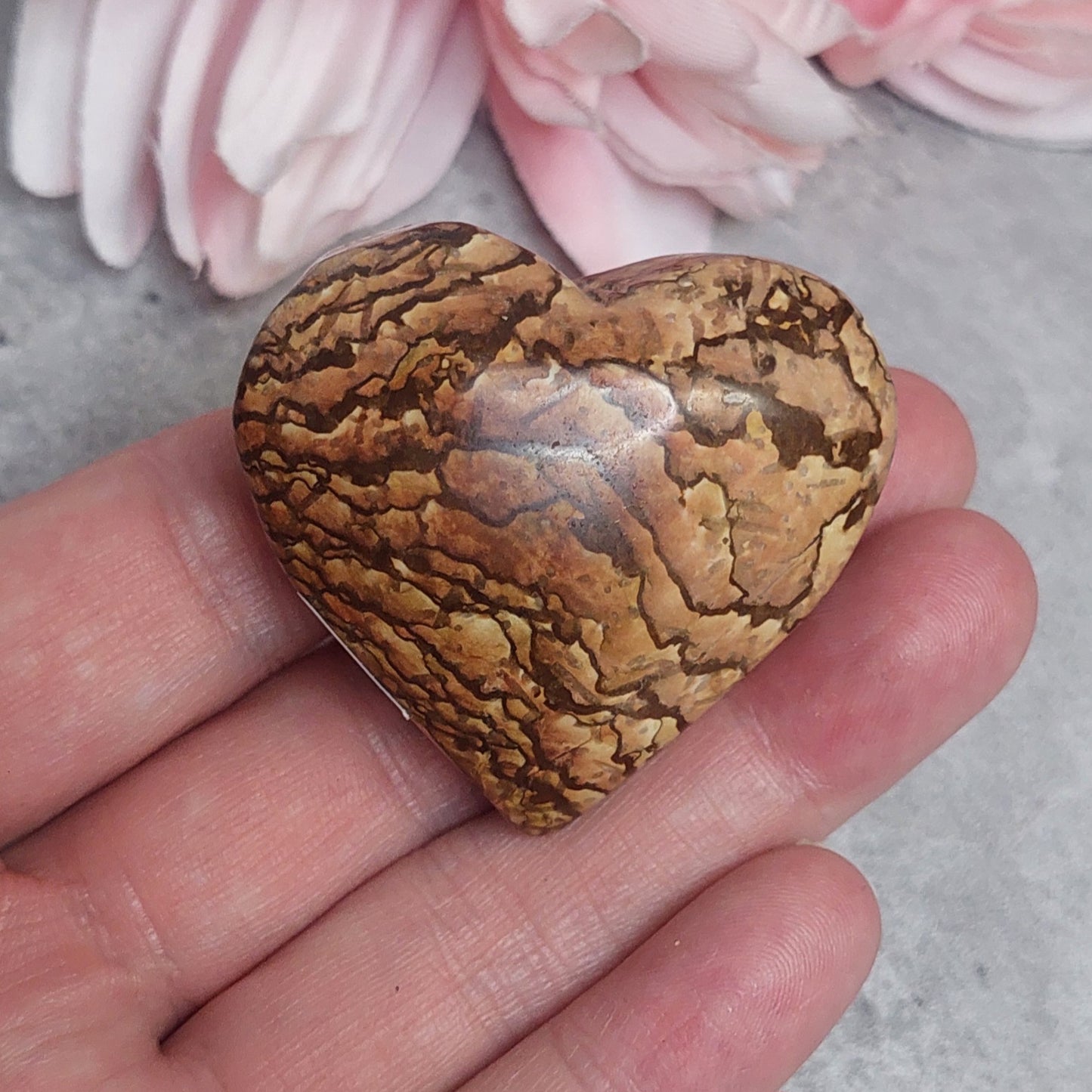 Sydän, wood jasper