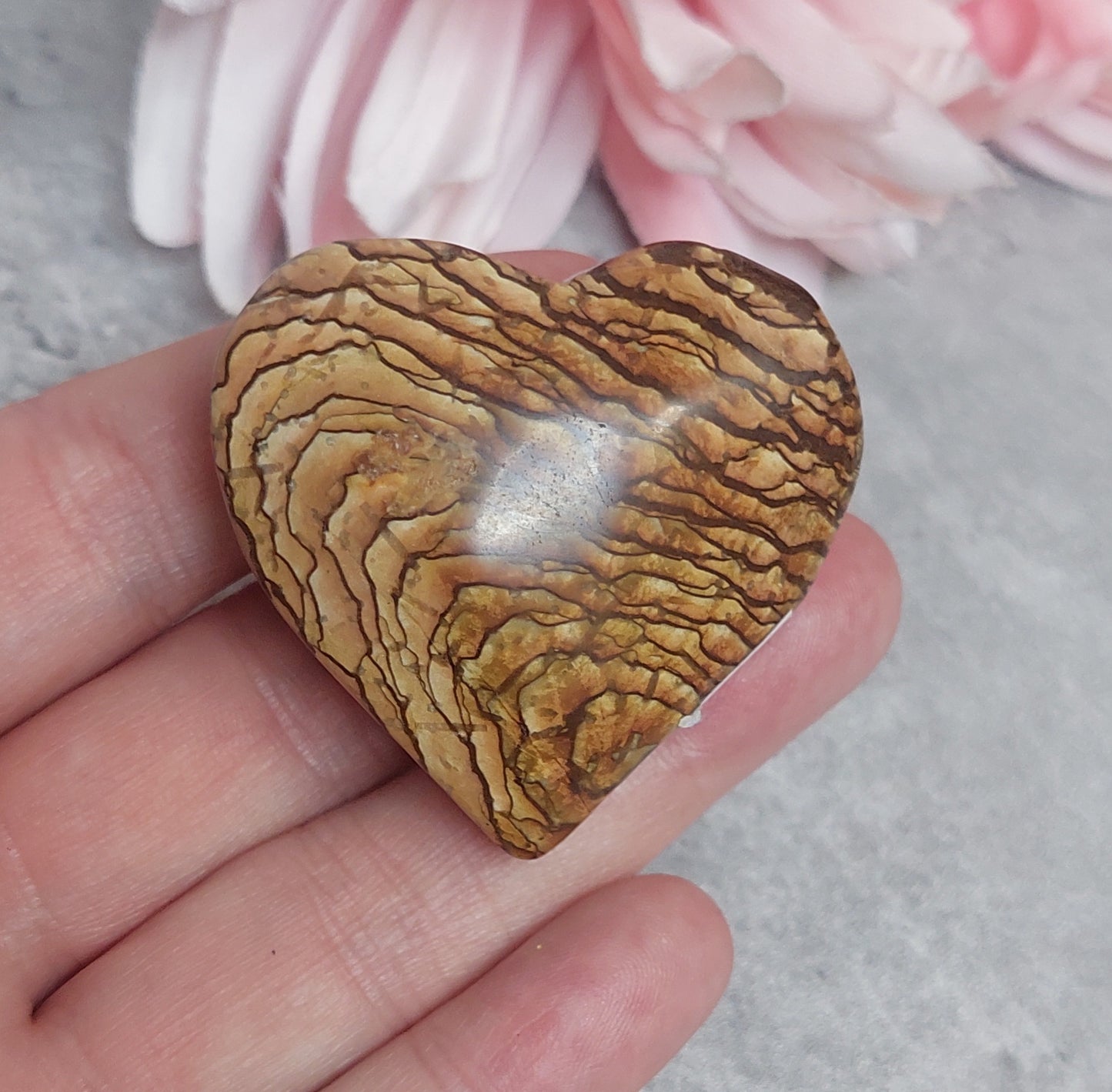 Sydän, wood jasper