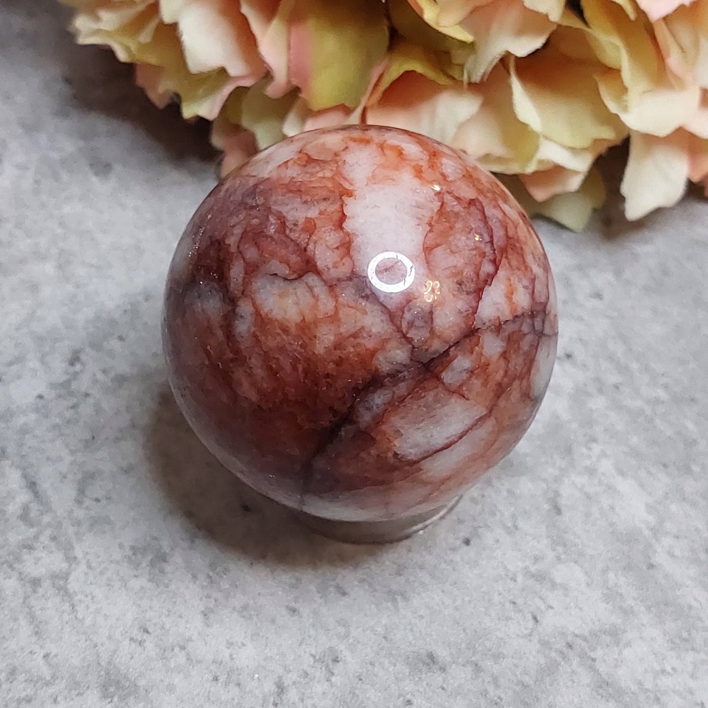 Pallo, tulikvartsi 5,3cm