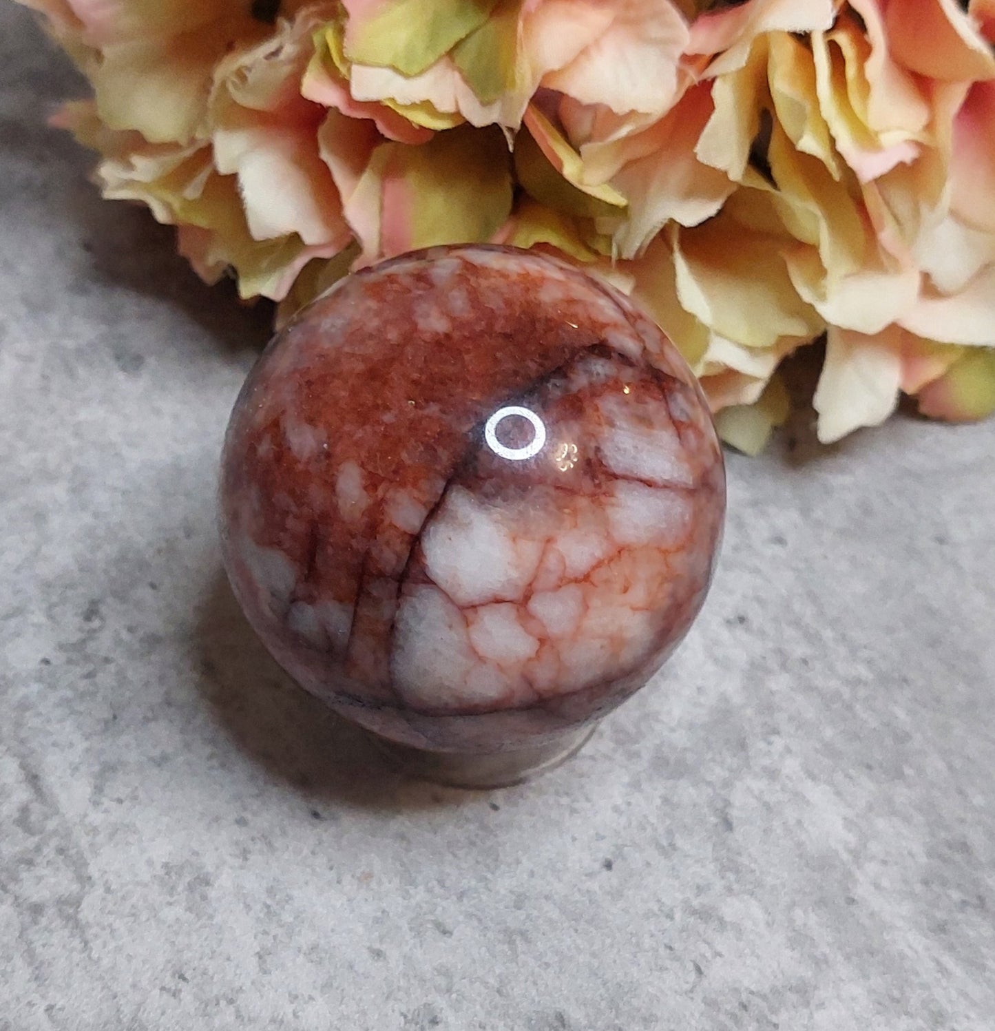 Pallo, tulikvartsi 5,3cm