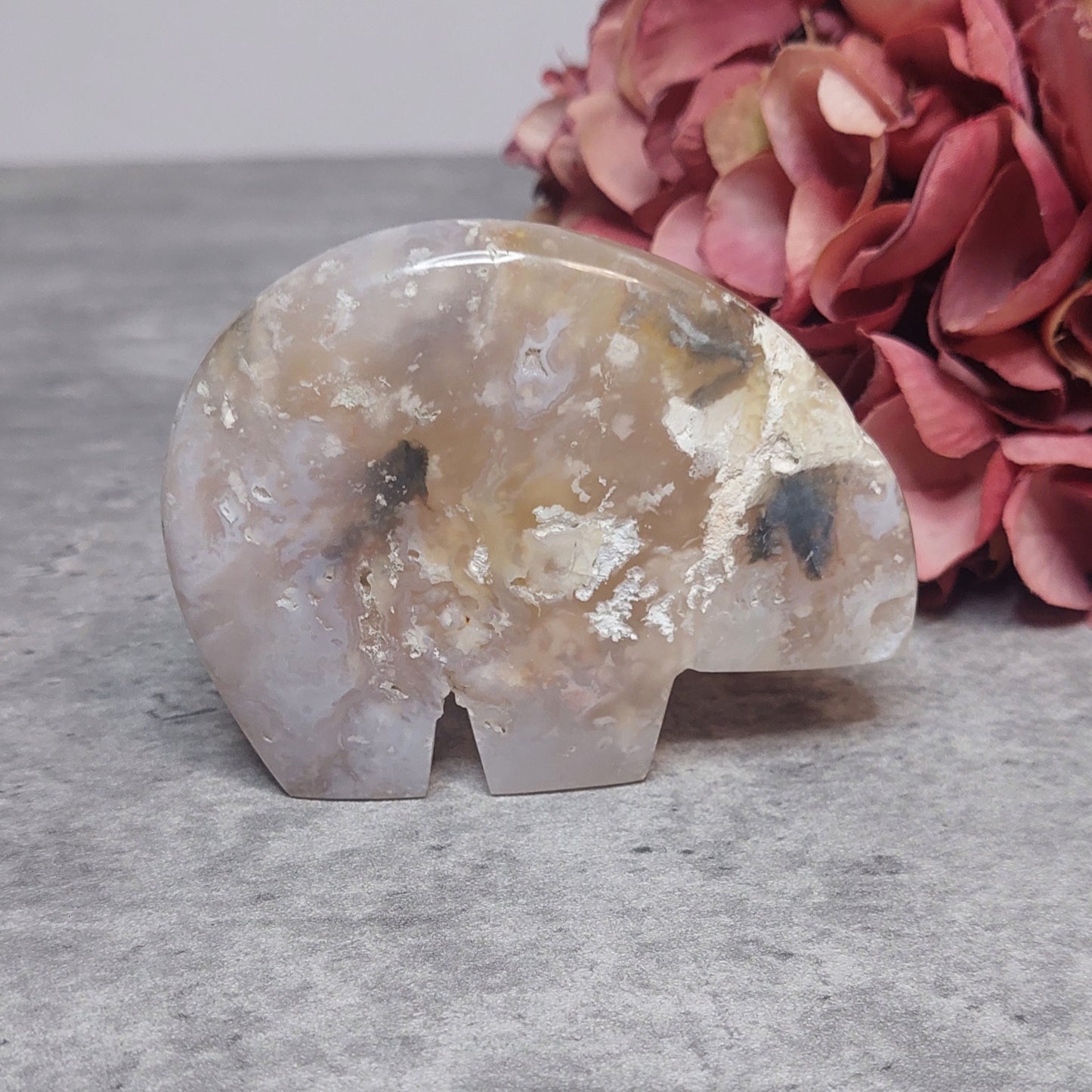 Karhu, "zuni" Pink Plume akaatti Indonesia