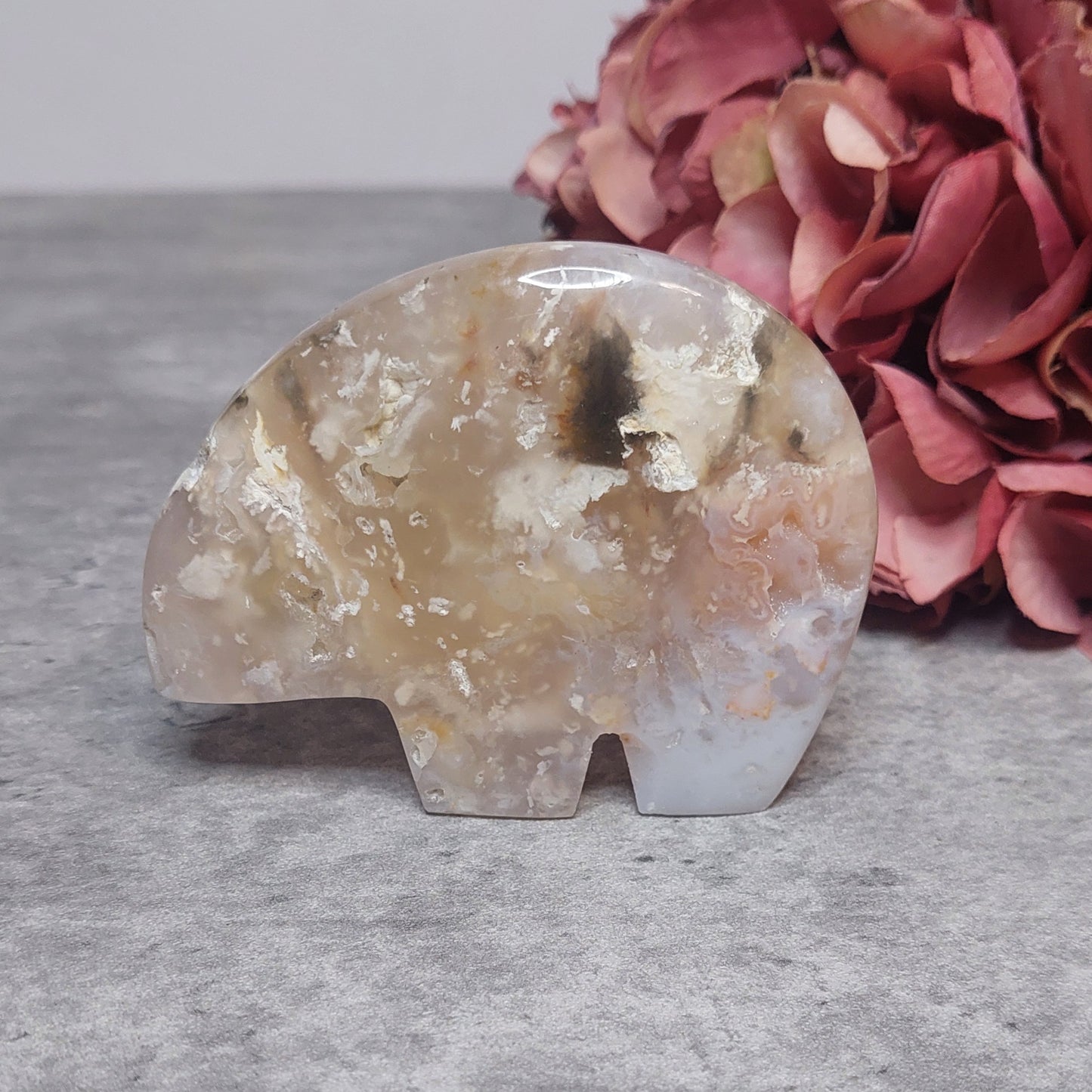 Karhu, "zuni" Pink Plume akaatti Indonesia