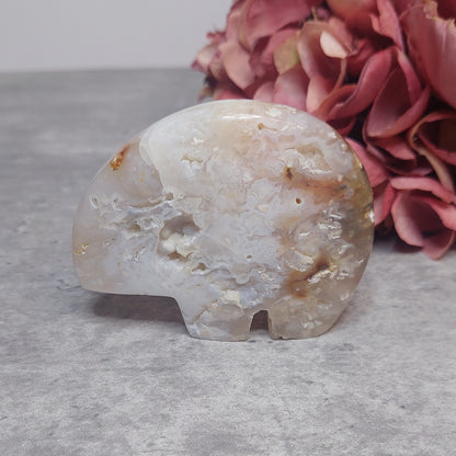 Karhu, "zuni" Pink Plume akaatti Indonesia