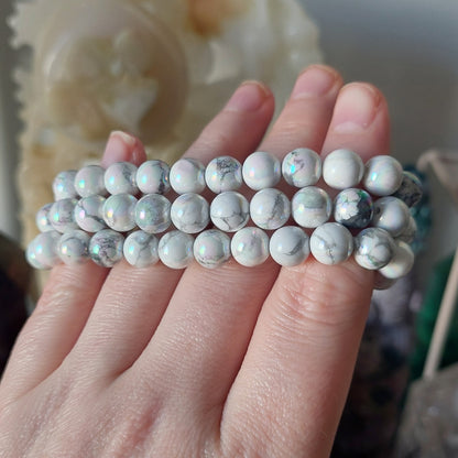 Rannekoru 8mm howliitti aurattu