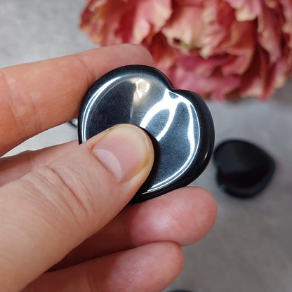 Huolikivi, sydän obsidiaani (B3.3)