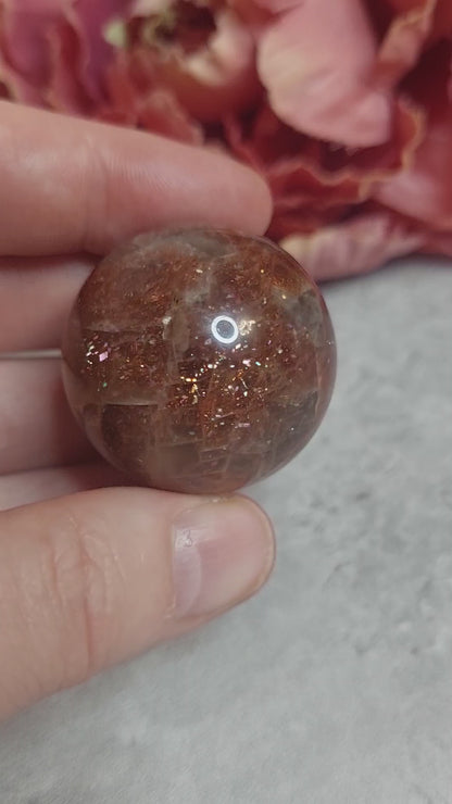 Kuula , sunstone 3,5cm
